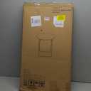 Tv Trays Folding Tray Table Dinner Tray Table Round, Snack Eating Trays Table for Living Room with No Assembly Required&Sturdy, 17.5 x 17.5 x 26 in(White Marble) 