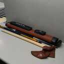 CUESOUL House Bar Pool Cue Sticks,Two Cue Sticks + 2x2 Pool Cue Case Hard