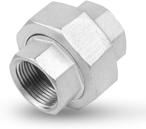 Avanty Stainless Steel 304 Cast Pipe Fitting, Union, 3/4" NPT Female