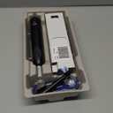 Oral-B Rechargeable Electric Toothbrush, iO2 Starter Kit, 3 Cleaning Modes, Automatic Pressure Sensor to Protect Gums, 2 Brush Heads, Night Black (1 Count (Pack of 1))