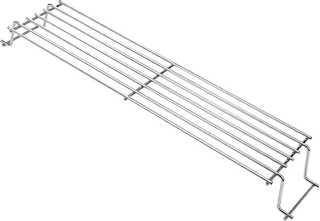 Hisencn Stainless Steel Warming Rack for Weber Spirit 200 & Spirit II Series with Front Control Knob, Fits Spirit E210 S210 E220 S220 Gas Grills, Compatible with Weber 69866 67026