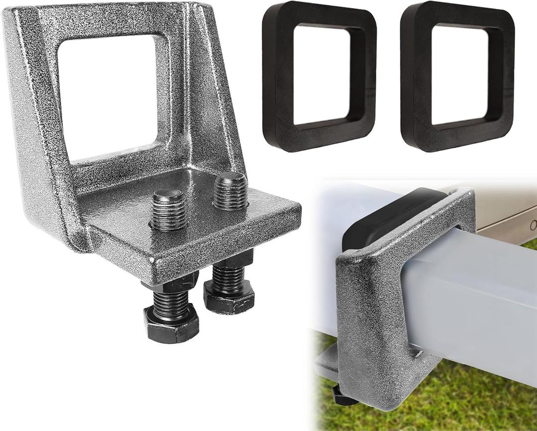 ZNZMAIO 2" Anti Rattle Hitch Clamp, Noise Eliminator and Hitch Stabilizer with Tool-Free Installation, Heavy Duty Design with 2 Silencer Pads for Truck, Trailer Towing