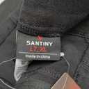 SANTINY Women's 7" Hiking Golf Shorts Quick Dry Stretch Casual Work Shorts with Pockets for Women Walking Travel Summer (X-Large, Black)