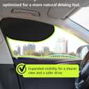 Foldable Car Window Shades - 2 Pack for Driver & Passenger Side | Blackout Static Cling | Blocks UVA/UVB & Glare | Easy On/Off | for Daily Driving & Travel