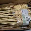 TIKI Bamboo Tiki Torches 12-Pack Weather-Resistant Outdoor Dcor with Easy-Pour Wide-Mouth Canister Refill for Patio, Garden, Backyard, and Parties, 57-Inch Citronella Torches