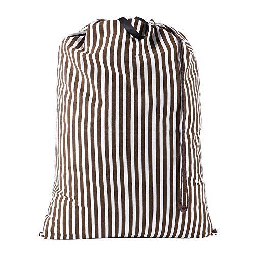 SWISSELITE Laundry Bag with Handle and Drawstring, Large Heavy Duty Laundry Bag, 28 x 40 Inches Travel Dirty Clothes Bag for Laundromat and Household