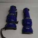 Baseball Softball Catcher Leg Guards Shin Guards for Youth Adult (12"-Youth Blue)