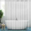 YISURE No Hook Needed Extra Long 72x96 Shower Curtain Liner, Clear PEVA Plastic Waterproof Bathroom Curtain Transparent Shower Liner
