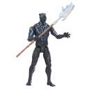 Marvel Black Panther 6-inch Vibranium Suit Black Panther, 2 Pack
