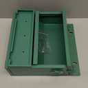 TreeGun Squirrel Feeder for Hanging Outside Tree，Mini Chipmunk Outdoors Squirrel Picnic Bench Feeders Table，Funny Metal House Boxes，Stronger Than Wooden Structure