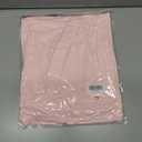 Womens Oversized T Shirts Crewneck Rolled Short Sleeve Tops Summer Casual Basic Workout Tee Shirts (Pink, S)