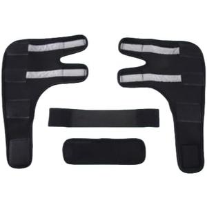 Dog Leg Support, Knee Pads with Reflective Stripes, Adjustable pet Injury Protection (M)
