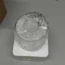 Clear Bubble Seeded Glass Shade, Cylinder Glass Lamp Shade Light Fixture Replacement Glass Globe with 1-5/8-Inch Fitter Opening, Diameter 3.9Height 5.9"