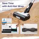 LEVOIT Cordless Vacuum Cleaner, Stick Vac with Tangle-Resistant Design, Up to 50 Minutes, Powerful Suction, Rechargeable, Lightweight, and Versatile for Carpet, Hard Floor, Pet Hair, LVAC-200