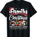 Family Christmas 2026 Matching Outfit Xmas Squad Santa T-Shirt L