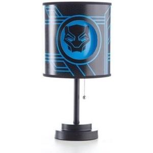 Marvel Black Panther Printed Double Shade Table Lamp, 18" H x 9" W
