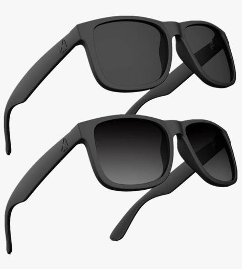 MAXJULI Polarized Sunglasses for Men and Women,UV Protection Rectangular Sun Glasses 8806 Pack of 2