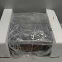 Vinyl Record Player Turntable with Built-in Bluetooth Receiver & 2 Stereo Speakers, 3 Speed 3 Size Portable Retro Record Player for Entertainment and Home Decoration (Brown)