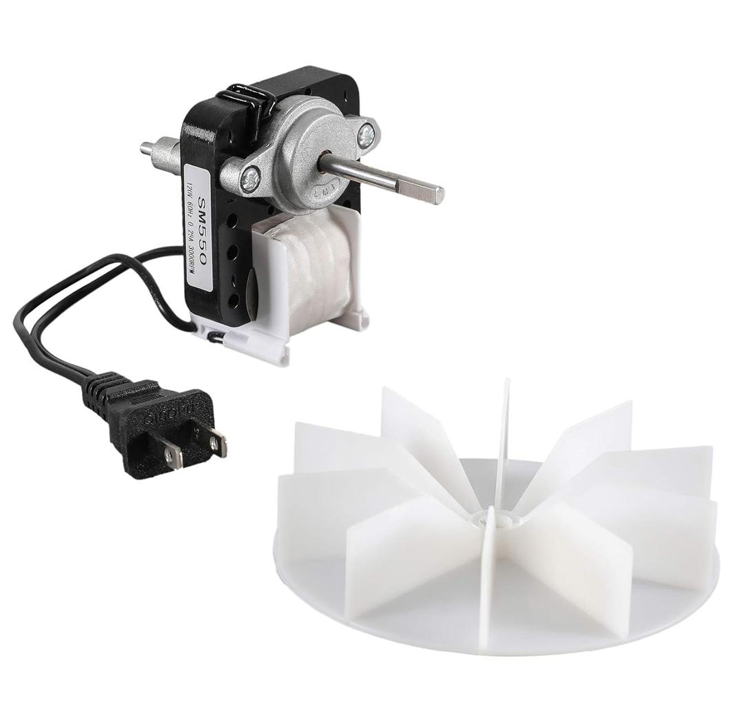 Universal Bathroom Vent Fan Motor Replacement Electric Motors Kit SM550 Compatible with Nutone Broan 50 CFM120V Replace C01575 65100 EM550 EM750