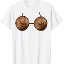 Summer Coconut Bra Halloween Costume Funny Outfit Gift T-Shirt XL