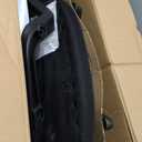 BestOffice | Ergonomic Office Chair | Mid-Back Swivel Desk Chair | Breathable Backrest & Lumbar Support | Adjustable Height | Sponge Seat | Rolling Wheels | Dark Black | for Adults & Women