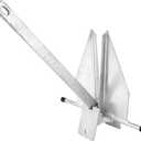 MARINE SYSTEM Galvanized Fluke Anchor 8 LB 10 LB 13 lb for Different Size Boats Pontoon, Deck, Fishing, and Sail