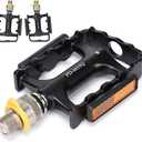 Quick-Release Folding Bike Pedals, Aluminum Alloy Bearing Pedals for Mountain & Folding Bikes, Anti-Slip Design, Durable & Lightweight