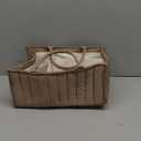 Blissful Diary Baby Diaper Caddy Organizer, Stylish Storage Basket for Newborn Essentials and Diaper Station, Gift for Baby Shower and Registry Must-Have, Mocha Brown