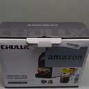 CHULUX Compact Espresso Machine, 20 Bar Single Serve Coffee Maker, Dual Brew Sizes for Espresso and Lungo, 1400W Rapid Brewing, Mystic Gray (Upgrade Model)