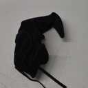 Halloween Witch Hat, Black Detachable Bat Witchs Hats, Wide Brim Pleated Witchs Hats for Women Halloween Party Adult