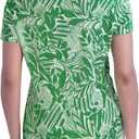 Stella Parker Womens Fashion T-Shirt Casual Short Sleeve Trendy Top (XL)