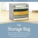 Whitmor Storage Bag 14.2x19.7x19.7 Inch (Gray)
