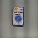 MEANLIN MEASURE -30inHG~60Psi Stainless Steel 1/8" NPT 2.5" FACE DIAL Vacuum Pressure Gauge, Lower Mount, with 1/4" NPT and 3/8" NPT Hex Bushing