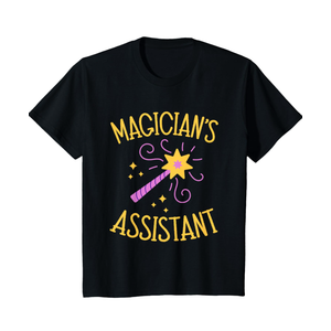 Magician Assistant Costume Kids Birthday Christmas T-Shirt, kids 6