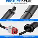 Rear Left Power Liftgate Strut Shock Tailgate Lift Support Compatible with Jeep Cherokee 2020 2.0L 2.4L 3.2L,‎ Electric Rear Hatch Trunk Lift Actuator - Replace for 68289846AB