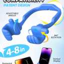 Gifts for Teens Boys Girls Valentines Kids Cell Phone Stand: Upgrade Adjustable Thumbs Up Lazy Phone Holder for Desk Fun Birthday Gifts for Grandma Adults Husband Easter Basket Stuffers for Teens (1, Sky Blue)