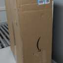 Amazon Basics 8-Panel Octagonal Plastic Pet Pen Fence Enclosure With Gate, 28 inches, Grey