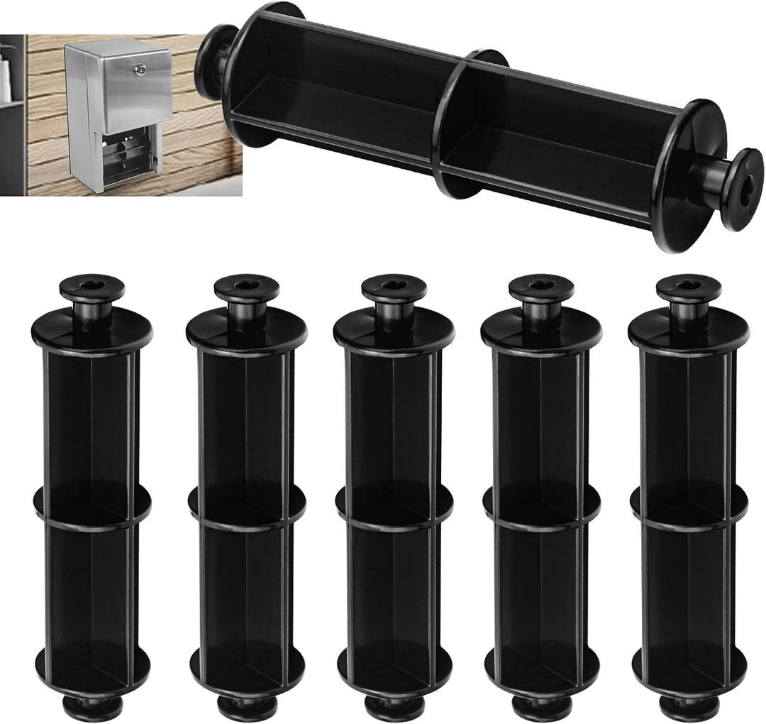 6 Pack B-4288-9 Replacement Spindle for Classic and Contura Series Dispensers Compatible with use with Bo-Brick Multi-roll Toilet Tissue dispensers B-4288 B-2888 B-4388 75525 (Black)