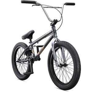 Mongoose Legion Kids Freestyle BMX Bike, Intermediate Rider, Boys and Girls Bikes, 20-Inch Wheels, Hi-Ten Steel Frame, Micro Drive 25x9T BMX Gearing