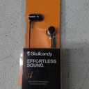 Skullcandy Jib Wired Earbuds with 3.5mm Plug, Noise Isolating Fit, Built-In Microphone Call and Track Control, Convenient for Travel - Black (1 Pack)