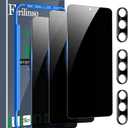 Ferilinso 3 Pack Privacy Screen Protector for Samsung Galaxy S26 with 3Pack Tempered Glass Camera Lens Protector Phone Case Friendly Accessories Protector de Pantalla for Samsung S26