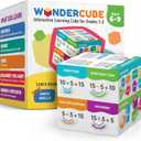 WonderCube – Smart Learning Cube, Math Manipulatives 1st 2nd 3rd 4th Grade, Math Games, Educational Toys for 5+ Year Old, Gift for Boys & Girls Ages 5 6 7 8 9 10