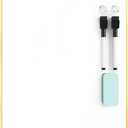 TSJ OFFICE Small White Board - 16" X 12" Portable Gold Aluminum Framed Whiteboard, Magnetic Dry Erase Board with a Handle, to Do List Notepad for Office, Home, School