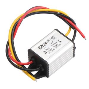 DROK 12V to 6V Step Down Converter, Waterproof DC to DC Buck Converter Voltage Regulator 8V-35V to 6V 3A 18W