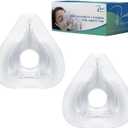 Airfit F20 Cushion Large - 2 Packs Replacement Cushion Compatible with Original Airfit F20 Frame - Reliable Seal, Comfortable Fit, Durable