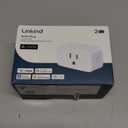 Linkind Matter Smart Plug, Work with Apple Home, Siri, Alexa, Google, SmartThings, Smart Outlet 15A/1800W Max, Smart Home Automation, APP Remote Control,Timer&Schedule, 2.4G Wi-Fi Only, 2 Pack