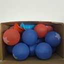 24 Pack Spoon Relay Race Toy Set for Patriotic Ball and Spoon Race Game for 4th of July Independence Day Labor Day Indoor Outdoor Party Game Supplies(Red, Blue,Star)