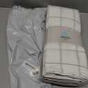 Martha Stewart Modern Waffle Kitchen Towel Set 6-Pack, Linen, 16"x28"