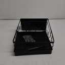 SNTD Dish Drying Rack for Kitchen Counter - Large Dish Rack with Drainboard, Rustproof Dish Drainer with Utensil Holder for Sink, Black