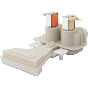 WH13X26535 (White Edition) Washer Water Inlet Valve Compatible with GE Washer Replaces Blue Original Version Replacement WH13X24386 PD00052736 4931303 AP6892695 PS12726769 EAP12726769